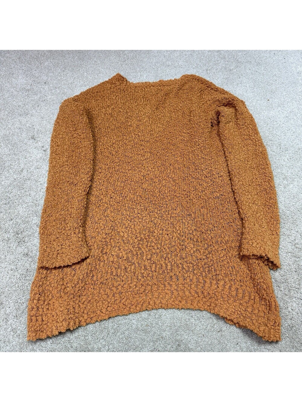 Listicle Cardigan Women’s Mustard Yellow Long Sleeve Size Large - Picture 9 of 9